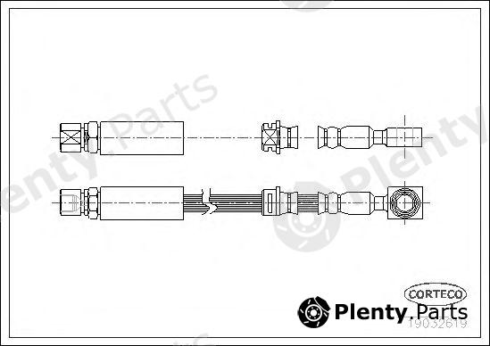  CORTECO part 19032619 Brake Hose