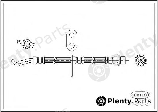  CORTECO part 19033534 Brake Hose