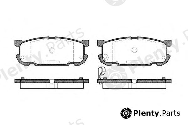  ROADHOUSE part 285302 Brake Pad Set, disc brake