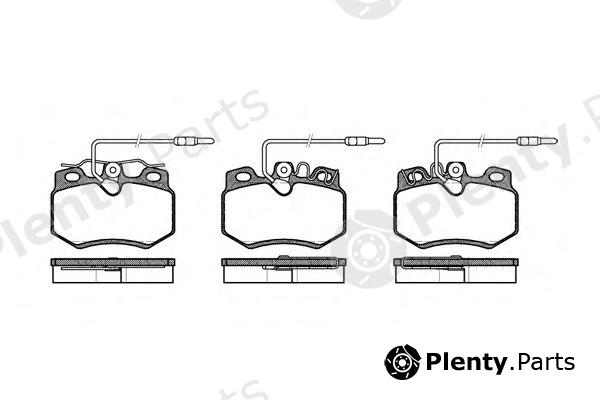  REMSA part 0170.14 (017014) Brake Pad Set, disc brake