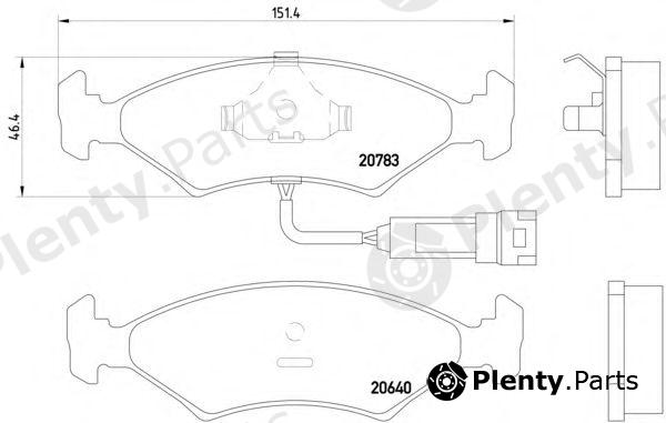  PAGID part T4019 Brake Pad Set, disc brake