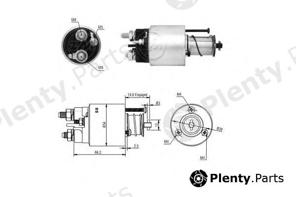  ERA part ZM1496 Solenoid Switch, starter