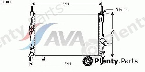  AVA QUALITY COOLING part FD2403 Radiator, engine cooling