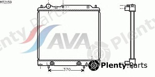  AVA QUALITY COOLING part MT2159 Radiator, engine cooling