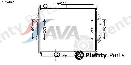  AVA QUALITY COOLING part TOA2492 Radiator, engine cooling
