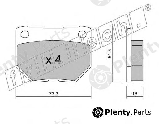  fri.tech. part 510.0 (5100) Brake Pad Set, disc brake