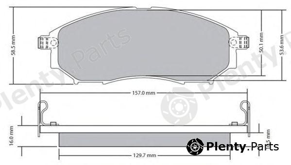 FREMAX part FBP-1686 (FBP1686) Brake Pad Set, disc brake