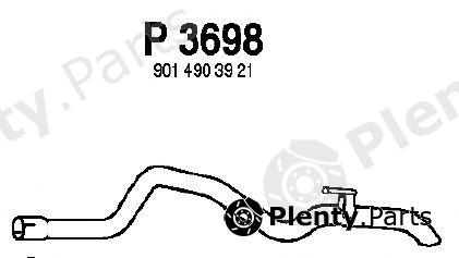  FENNO part P3698 Exhaust Pipe