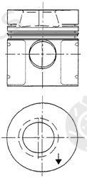  KOLBENSCHMIDT part 91550600 Piston