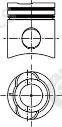  KOLBENSCHMIDT part 40275600 Piston