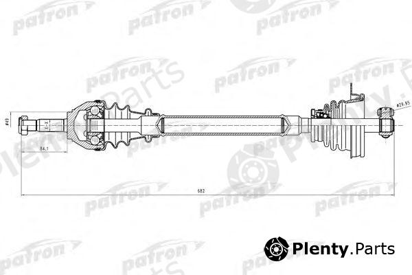  PATRON part PDS0637 Drive Shaft