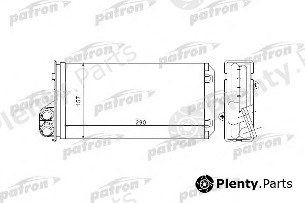  PATRON part PRS2068 Heat Exchanger, interior heating