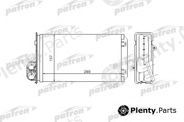  PATRON part PRS2069 Heat Exchanger, interior heating