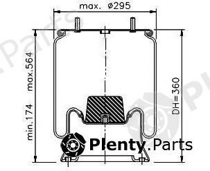  PE Automotive part 084.167-41A (08416741A) Boot, air suspension