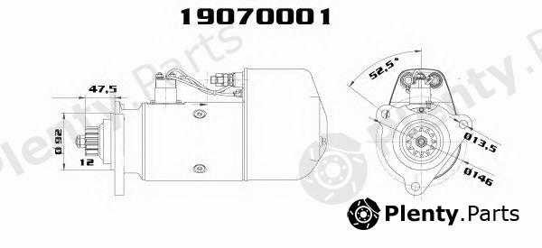  DELCO REMY part 19070001 Starter