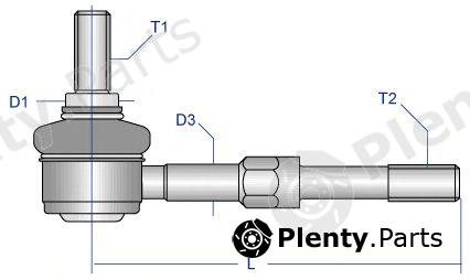  MOOG part MI-LS-3328 (MILS3328) Rod/Strut, stabiliser