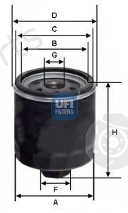  UFI part 2345300 Oil Filter