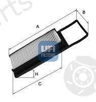  UFI part 3023200 Air Filter