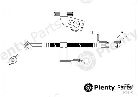  CORTECO part 19032140 Brake Hose