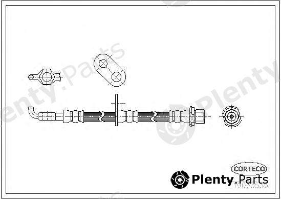  CORTECO part 19033535 Brake Hose