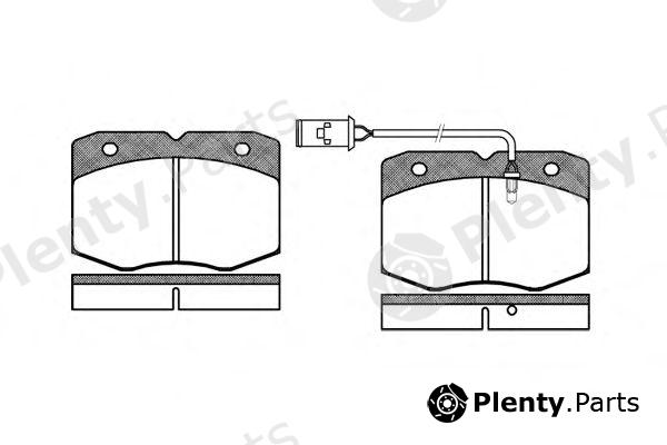  ROADHOUSE part 243502 Brake Pad Set, disc brake
