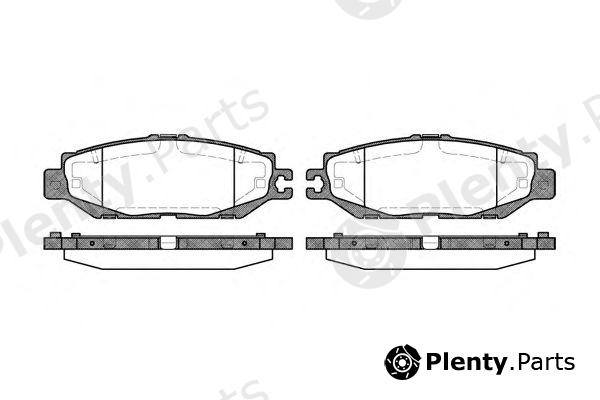  ROADHOUSE part 245700 Brake Pad Set, disc brake