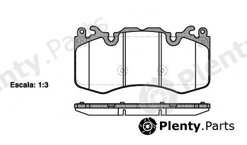  ROADHOUSE part 2141000 Brake Pad Set, disc brake