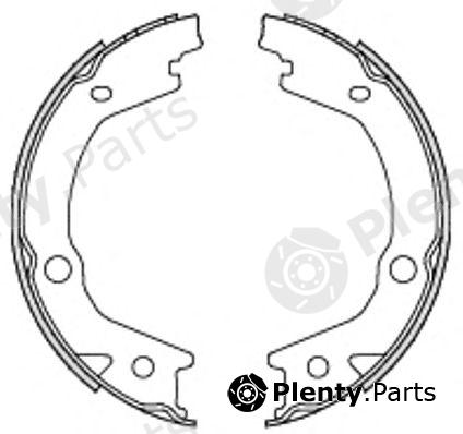  ROADHOUSE part 4697.00 (469700) Brake Shoe Set, parking brake