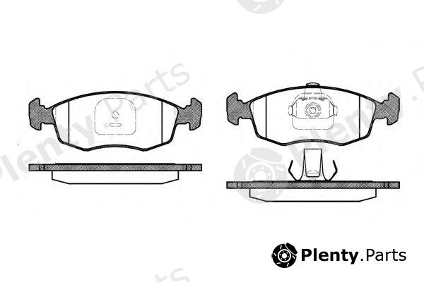  REMSA part 017210 Brake Pad Set, disc brake