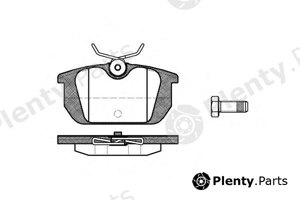  REMSA part 0231.10 (023110) Brake Pad Set, disc brake