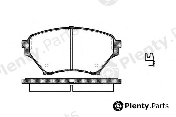  REMSA part 085002 Brake Pad Set, disc brake