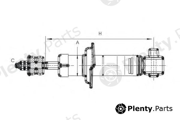  SCT Germany part Z1596 Shock Absorber