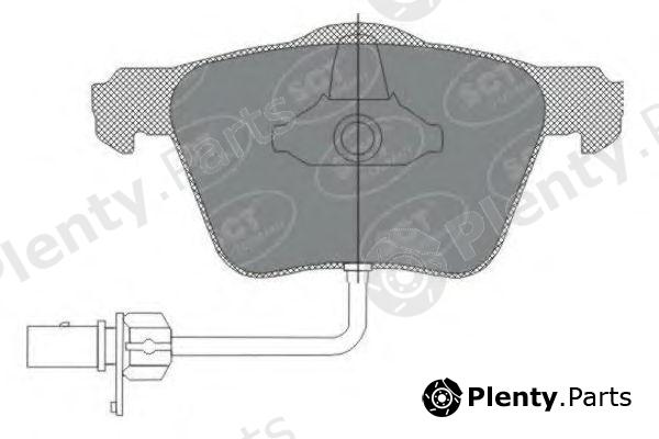  SCT Germany part SP282 Brake Pad Set, disc brake