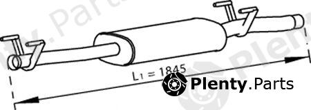  DINEX part 56357 Middle Silencer