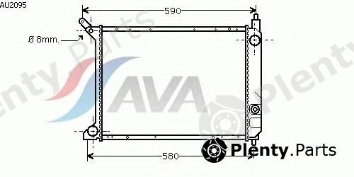  AVA QUALITY COOLING part AU2095 Radiator, engine cooling