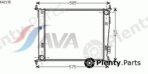  AVA QUALITY COOLING part KA2135 Radiator, engine cooling
