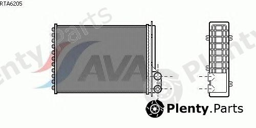 AVA QUALITY COOLING part RTA6205 Heat Exchanger, interior heating