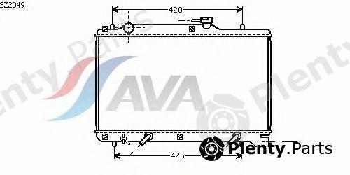 AVA QUALITY COOLING part SZ2049 Radiator, engine cooling