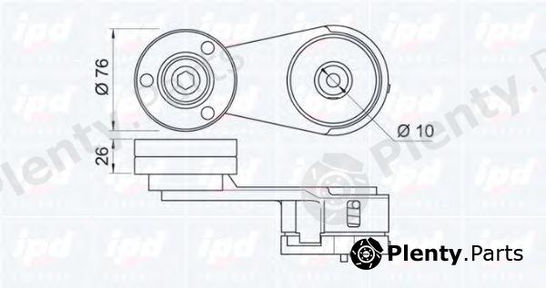  IPD part 15-3156 (153156) Tensioner Lever, v-ribbed belt