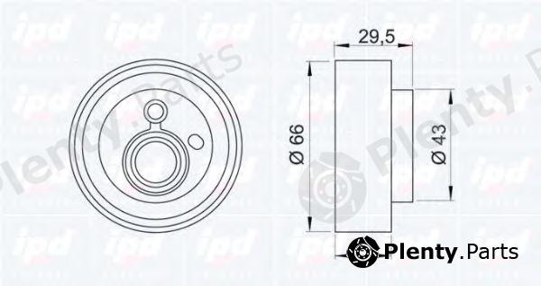  IPD part 14-0076 (140076) Tensioner Pulley, timing belt