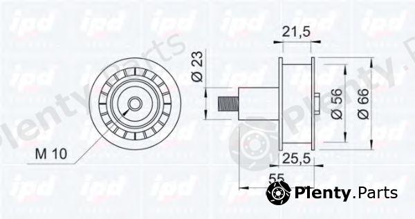  IPD part 15-0140 (150140) Deflection/Guide Pulley, timing belt