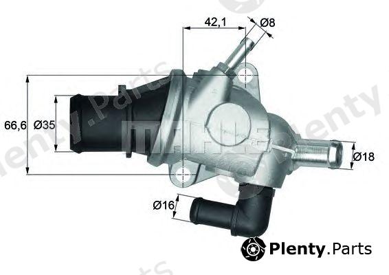  MAHLE ORIGINAL part TI12588 Thermostat, coolant