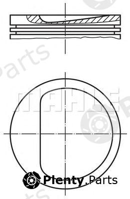  MAHLE ORIGINAL part 0399500 Piston