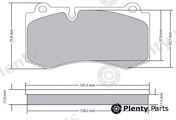  FREMAX part FBP-1569 (FBP1569) Brake Pad Set, disc brake