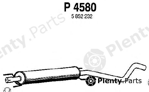  FENNO part P4580 Middle Silencer