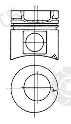  KOLBENSCHMIDT part 93332600 Piston