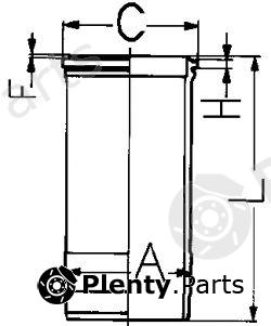  KOLBENSCHMIDT part 89868110 Cylinder Sleeve