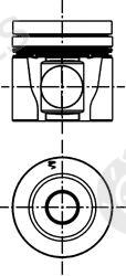  KOLBENSCHMIDT part 40305600 Piston