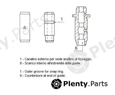  METELLI part 01-S2758 (01S2758) Valve Guides