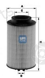  UFI part 2601100 Fuel filter